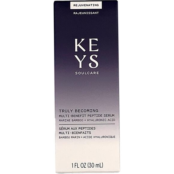 KEYS Soulcare Truly Becoming Multi-Benefit Peptide Serum 1 oz (30 ml) NEW/Sealed - Picture 4 of 7
